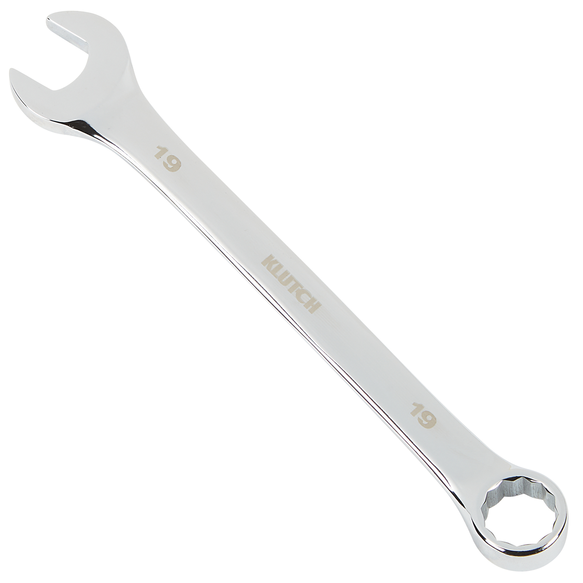 Klutch Metric Combination Wrench, 19mm x 8.46in.L